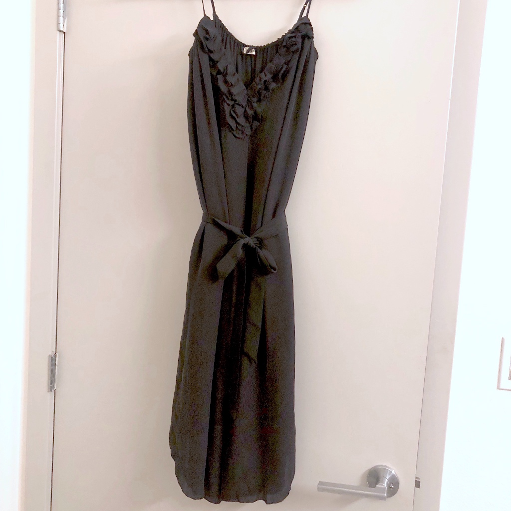 L'agence Black Silk Cami Dress - Sz 1 (Sml) Nwt